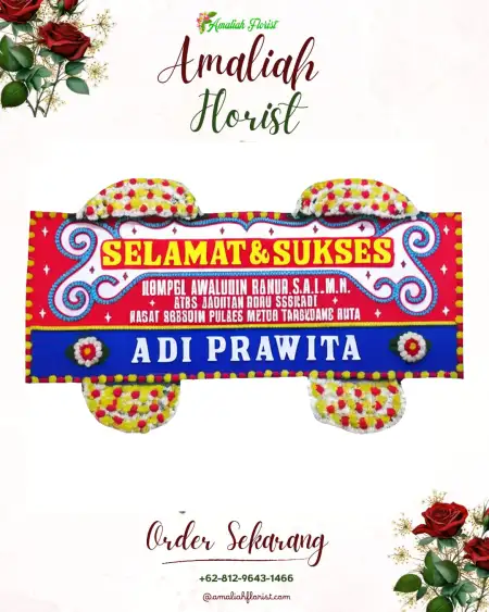 Papan Bunga Ucapan Selamat Jogosimo